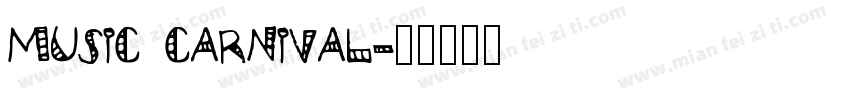 Music Carnival字体转换